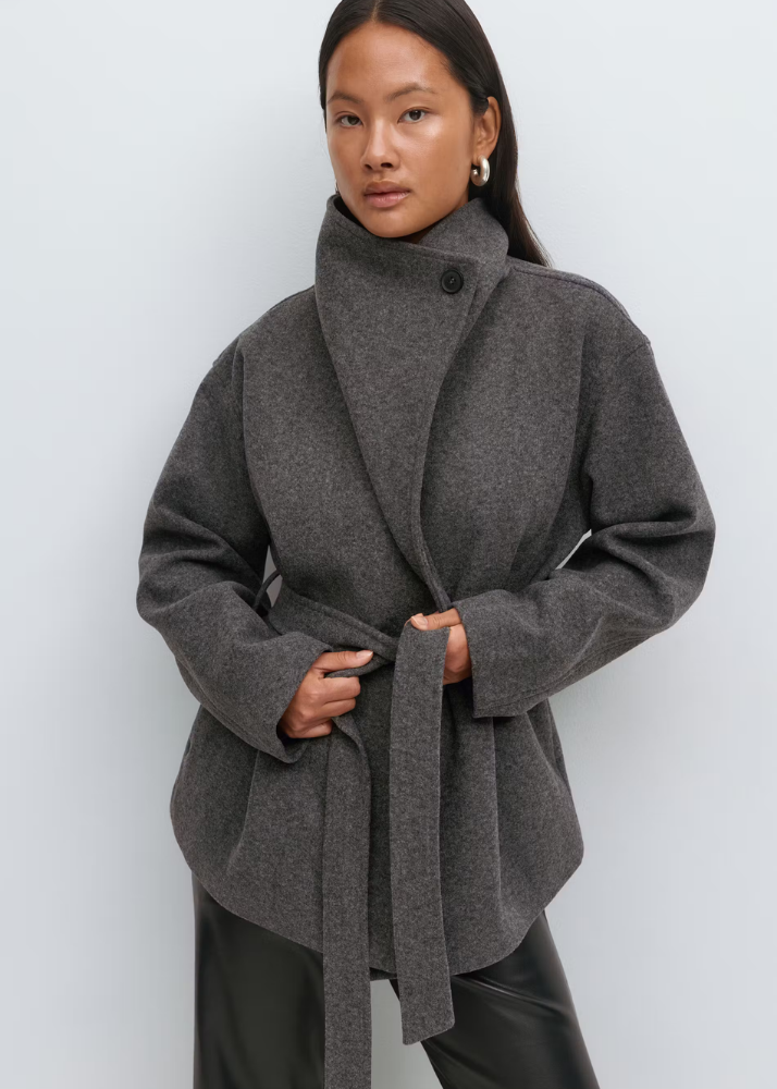 Veste Courte Col Haut
