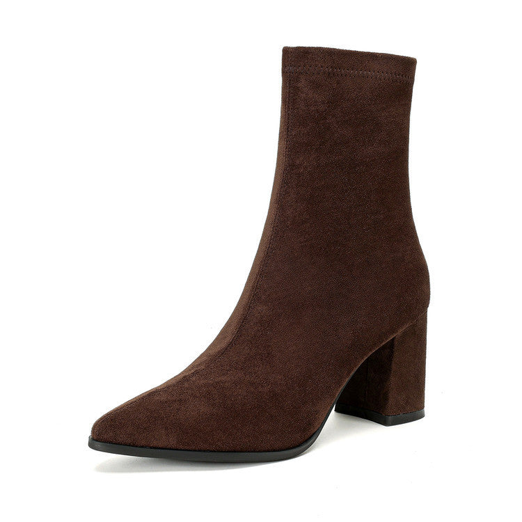 Bottines Stretch à Talons